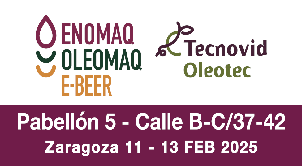 ENOMAQ - OLEOMAQ - E-BEER - Tecnovid Oleotec - Pabellón 5 - Calle B-C/37-42 - Zaragoza 11 - 13 FEB 2025